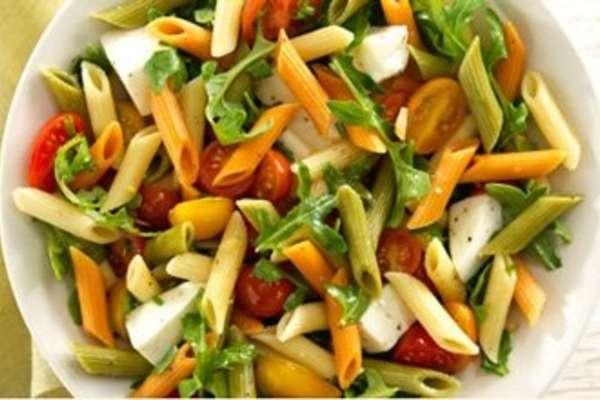 Healthy Tricolour Pasta Salad
