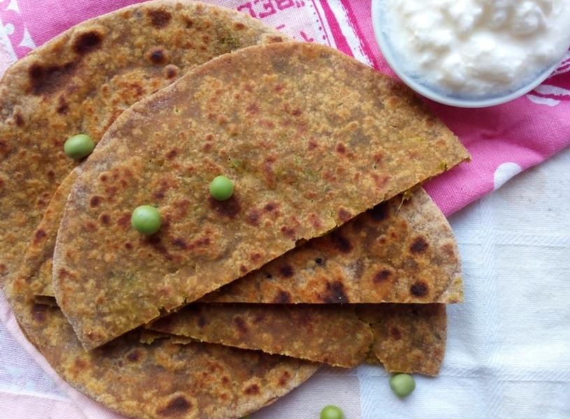 Healthy Winter Recipe: Real Green Pea Paratha