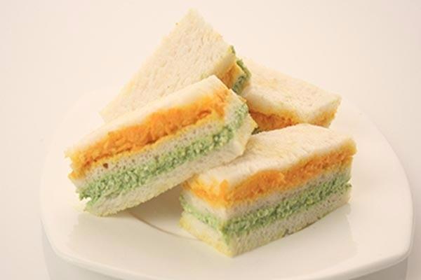 Tricolor Sandwich: The Perfect Breakfast after Flag Hoisting!