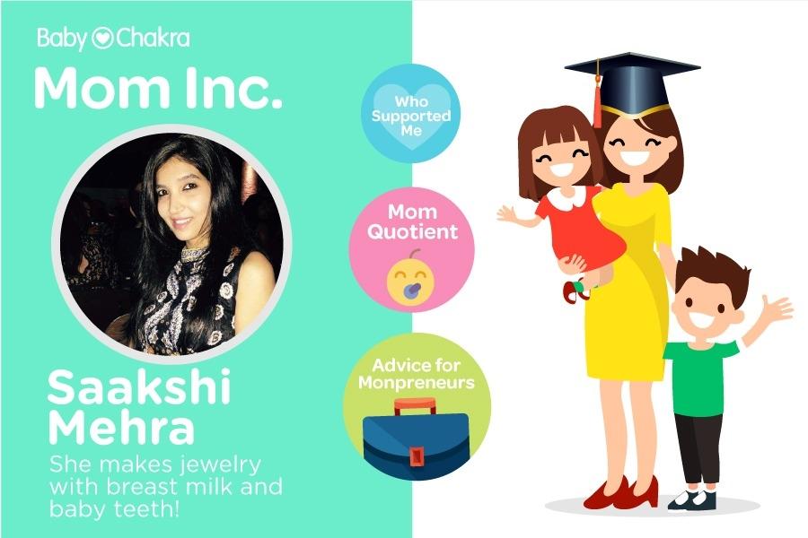 Meet Saakshi: She Makes Jewellery With Breast Milk And Baby Teeth