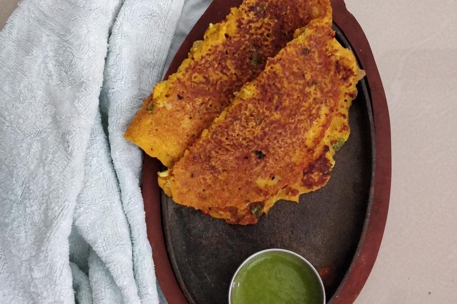 Tiffin Recipe: Healthy Veggie Pancakes