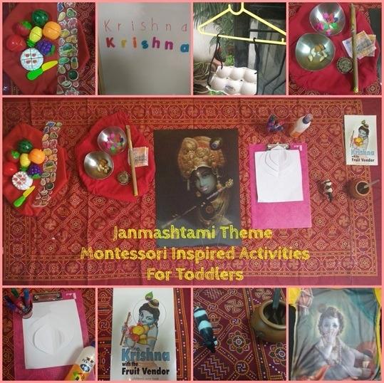 How I  celebrated Janmashtami with my 18 month old sweetheart with these fun activities