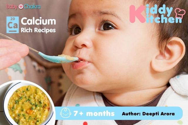 Kiddy Kitchen: Calcium Special Meal Plan (7+ months)