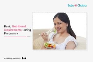 Basic Nutritional Requirements During Pregnancy