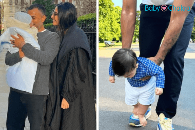 Sonam Kapoor’s 10-Month-Old Son Is All Set To Walk, His Dad Shares Adorable Pics